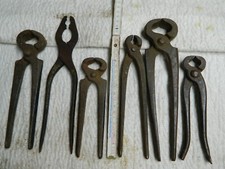 6 antike Zangen verschiedene