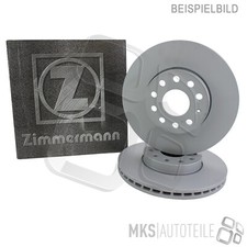 2x ZIMMERMANN Bremsscheiben