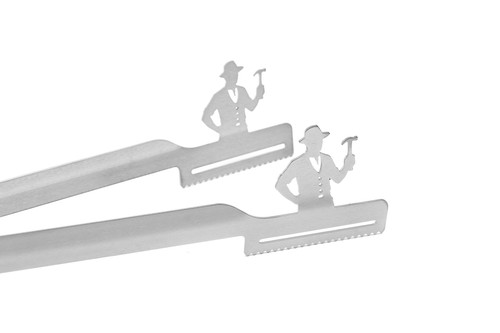 Grillzange motiv zimmermann - grillzange,