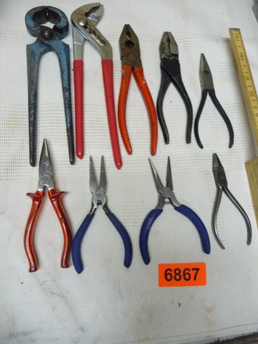 6867 x gebr zange - , gebr.